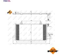 NRF 35248 Air conditioning condenser