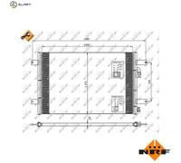 NRF 35249 Air conditioning condenser