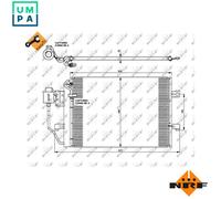NRF 35309 Air conditioning condenser