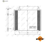 NRF 35351 Air conditioning condenser
