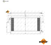 NRF 35380 Air conditioning condenser