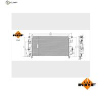NRF 35423 Air conditioning condenser
