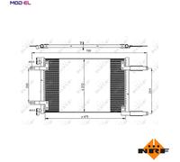 NRF 35493 Air conditioning condenser