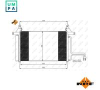 NRF 35495 Air conditioning condenser