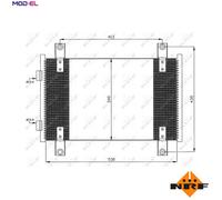 NRF 35501 Air conditioning condenser
