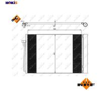 NRF 35537 Air conditioning condenser