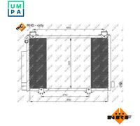 NRF 35552 Air conditioning condenser