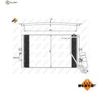 NRF 35558 Air conditioning condenser