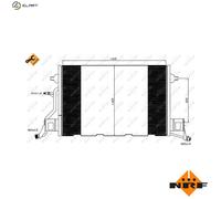 NRF 35564 Air conditioning condenser