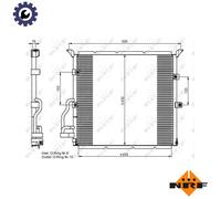 NRF 35586 Air conditioning condenser