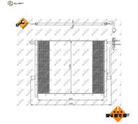 NRF 35589 Air conditioning condenser