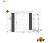 NRF 35618 Air conditioning condenser