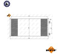 NRF 35651 Air conditioning condenser
