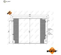 NRF 35657 Air conditioning condenser