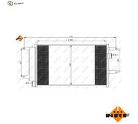 CONDENSER AIR CONDITIONING 35751 FOR IVECO DAILY/Platform/Chassis/SCUDATO/III
