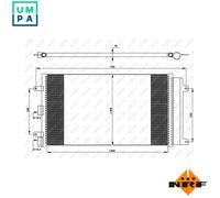 NRF 35752 Air conditioning condenser