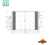 NRF 35771 Air conditioning condenser