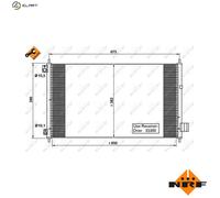 NRF 35780 Air conditioning condenser