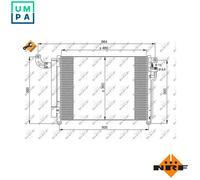 NRF 35852 Air conditioning condenser