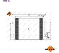 NRF 35904 Air conditioning condenser