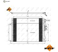 NRF 35920 Air conditioning condenser