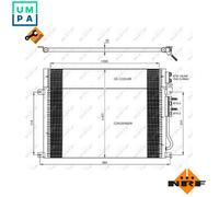 NRF 35920 Air conditioning condenser