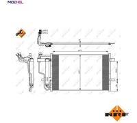 NRF 35922 Air conditioning condenser