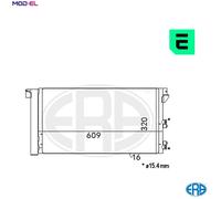CONDENSER AIR CONDITIONING 667001 FOR FIAT PANDA/Hatchback/Van/CLASSIC 1.2L