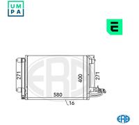 ERA 667003 Air conditioning condenser