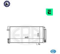 ERA 667004 Air conditioning condenser