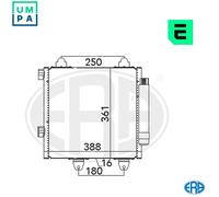 ERA 667022 Air conditioning condenser