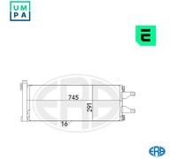 ERA 667023 Air conditioning condenser