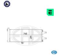 CONDENSER AIR CONDITIONING 667023 FOR PEUGEOT MANAGER/Platform/Chassis/Van/Bus