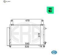 ERA 667032 Air conditioning condenser