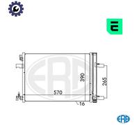 CONDENSER AIR CONDITIONING 667047 FOR VAUXHALL ZAFIRA/Mk/III ASTRA/VI CASCADA