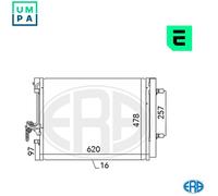 ERA 667115 Air conditioning condenser
