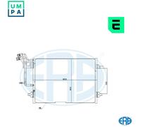 ERA 667216 Air conditioning condenser