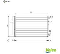 CONDENSER AIR CONDITIONING 812661 FOR VAUXHALL ASTRA/Mk/VI CASCADA/Convertible