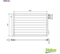 Valeo Air Conditioning Condenser 812720 for BMW N46B20CB/B/C/BD 2.0L 4cyl E90