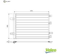 CONDENSER AIR CONDITIONING 812883 FOR MERCEDES-BENZ B-CLASS/Sports/Tourer GLB