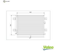 VALEO 814077 Air conditioning condenser