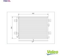 VALEO 814077 Air conditioning condenser