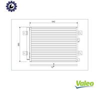 VALEO 814077 Air conditioning condenser