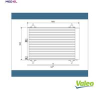 AC Condenser for Citroen BERLINGO XSARA Peugeot PARTNER 6455-CN