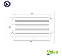 CONDENSER AIR CONDITIONING 814094 FOR RENAULT SCENIC/III/GRAND MEGANE/CC 1.4L