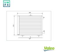 VALEO 814095 Air conditioning condenser