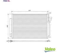 New Condenser, air conditioning for CHEVROLET HOLDEN OPEL VAUXHALL:CAPTIVA