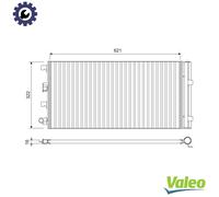 Valeo Air Conditioning Condenser 814178 for Renault/Dacia 1.5L K9K898/858/856/884