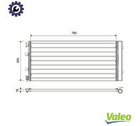VALEO 814179 Air conditioning condenser
