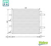 Valeo Air Conditioning Condenser 814196 – Fits Jaguar XF I & S-Type II (2.5L/3.0L)